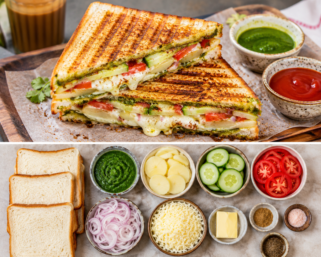 Bombay Grilled Sandwich: The King of Mumbai Street Food